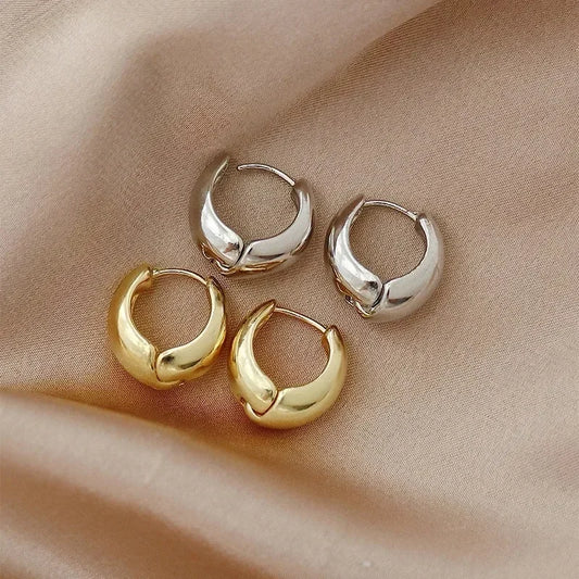 Chunky Retro Steel Hoops