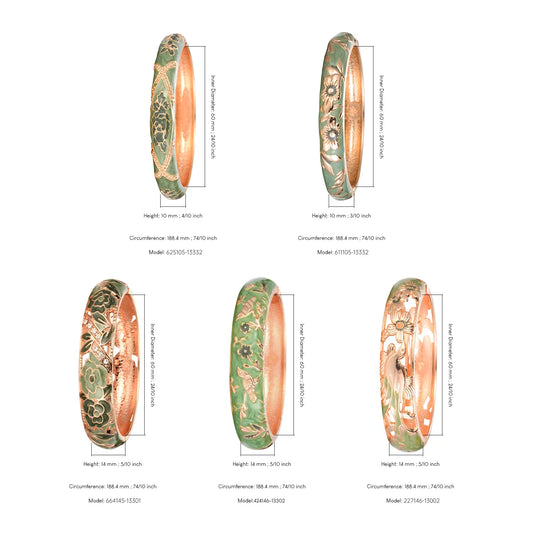 Viking Floral Cloisonné Bracelet