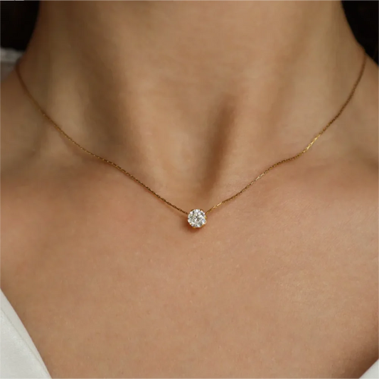 Halo Glow Pendant Necklace