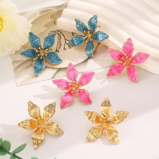 Elegant Bloom Stud Earrings